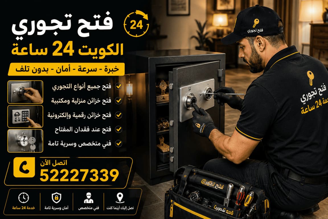 فتح تجوري الكويت 24 ساعة | فتح الخزائن المنزلية والمكتبية